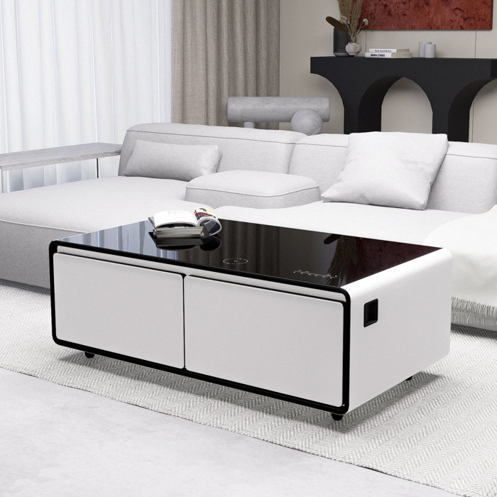 Livtab Smart Coffee Table with Fridge and Speakers Wayfair